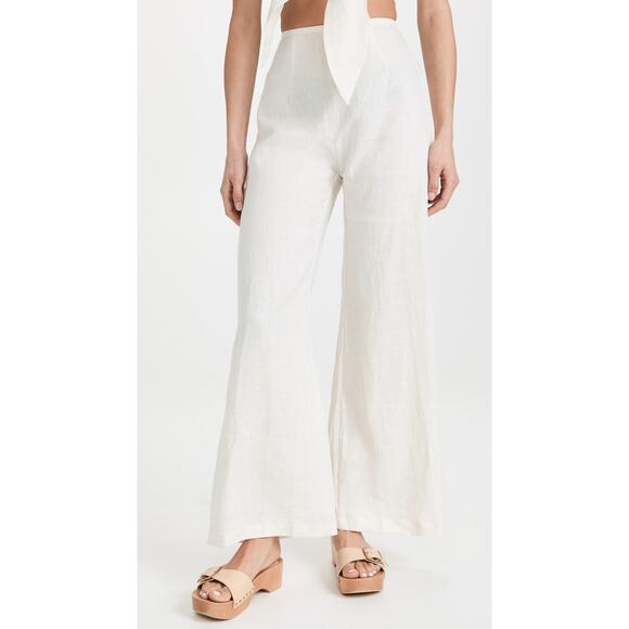 White Faithfull Scelsi Pant Faithfull The Brand Pants Jumpsuits